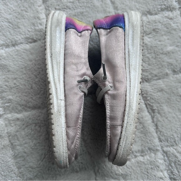 Hey Dude | Wendy Youth Sparkles "Silver" | Size K11 - Picture 5 of 9